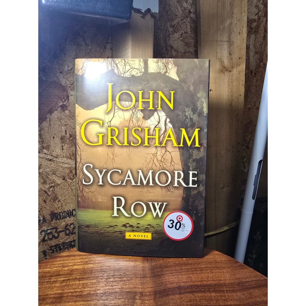 John Grisham Sycamore Row Hardcover Novel Legal Thriller 9780385537131